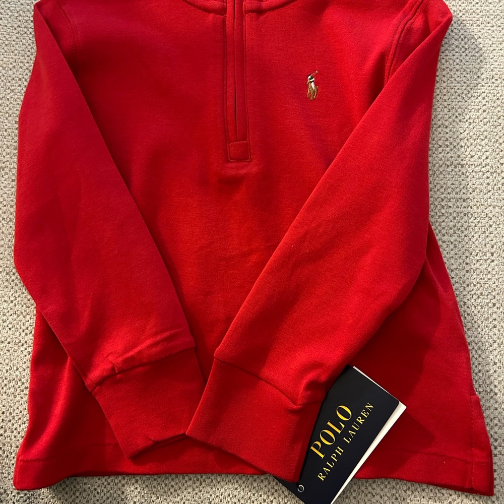 Ralph Lauren Red Pullover Sweater